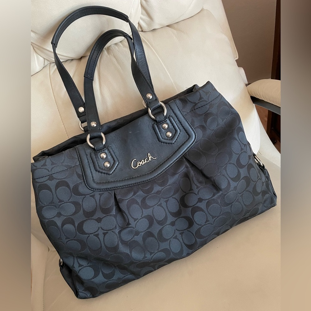 Black Coach Shoulder Bag Purse